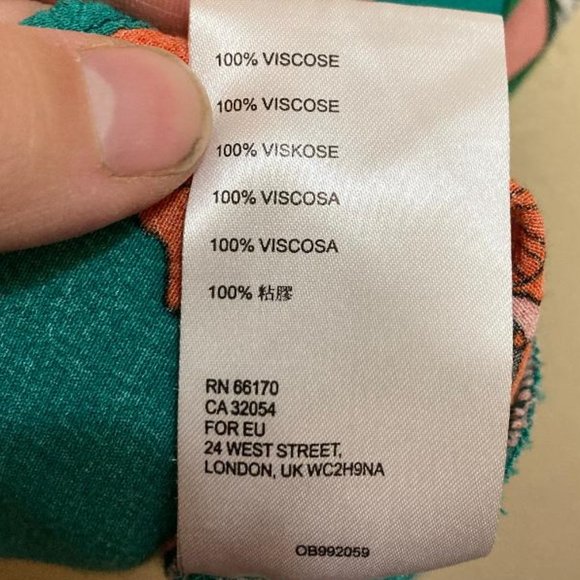 By Anthropologie Floral Sleeveless Collared High Low Mini Dress Women's Size 0 - Picture 6 of 7